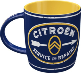 Retro koffiebeker Citroen Service & Repairs