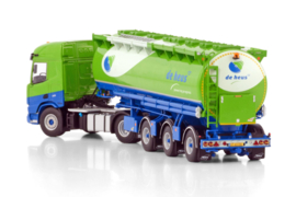 DE HEUS VOEDERS; DAF XD SH WITH TOP LIGHTS AND SIDE WINDOW 4X2 ANIMALFEED BULK TRAILER -