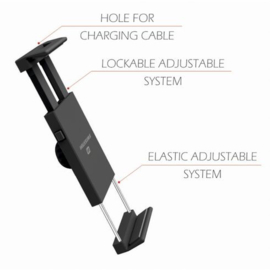 Swissten S-Grip Dashboard Telefoon / Tablethouder Universeel T1-HK 3,5" - 10" Flex Arm 36cm