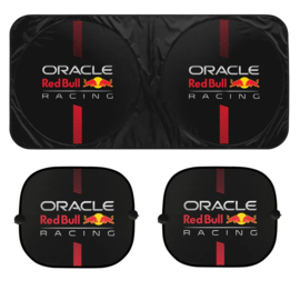 Red Bull Oracle Set Universele zonneschermen - 3 stuks - Zwart/Rood