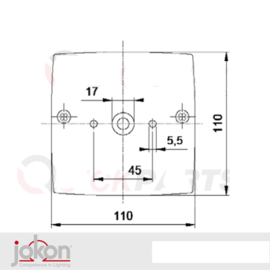 Achterlicht met kenteken verlichting (2x 21W+ 10W)