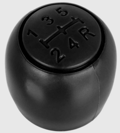 Pookknop Fiat Panda 2003-2012 ( Zwart )