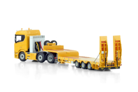 Premium Line; SCANIA R NORMAL CR20N 6X2 TWIN STEER SEMI LOW LOADER WITH RAMPS - 3 AXLE