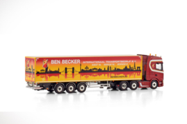 Ben Becker; SCANIA S HIGHLINE CS20H 6X2 TWIN STEER BOX TRAILER - 3 AXLE