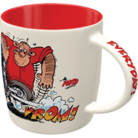 Retro koffiebeker MOTOmania – Kick-Start