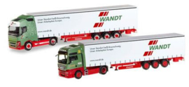 Jubiläumsset met 2 Modellen "80 Jahre Spedition Wandt" Herpa