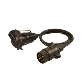 Q-Parts Verlengkabel 7-polig 3mtr stekker / contrastekker