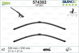 Ruitenwisserset Skoda Superb 04/2001 tot 01/2005