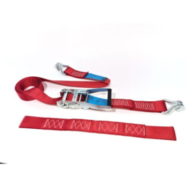 Jumbo Spanband Oprijwagen / Autoambulance - Rood voor wielen vanaf 17" / 60cm