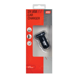 Auto oplader USB 12V/24V Dual