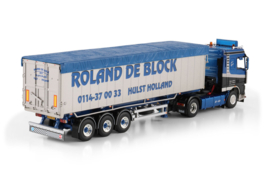 Roland de Block; DAF 95XF SPACE CAB 4X2 TIPPER VOLUME TRAILER - 3 AXLE