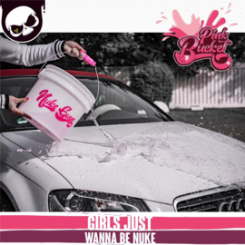 Nuke Guys GIRL EDITION Wash Bucket 3.5 GAL + Snappy pink