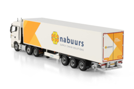 Nabuurs; MAN TGX GM 6X2 TWIN STEER BOX TRAILER - 3 AXLE