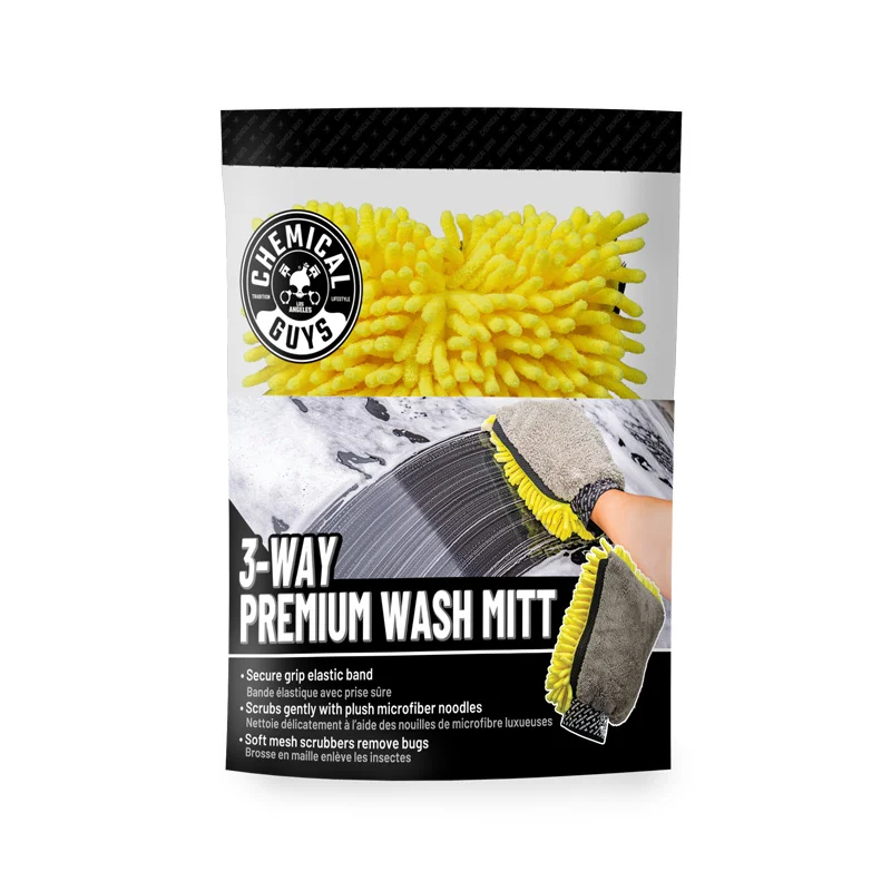 Chemical Guys Three-Way Premium Microfiber Wash Mitt