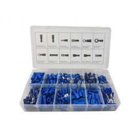 Assortiment Kabelverbinders blauw 280 pcs