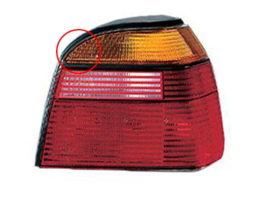 Achterlicht Volkswagen Golf 3 1992 tot 1998 Rechts Lichte schade