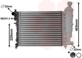 Radiateur  Citroen Saxo