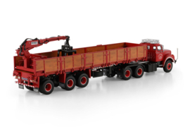 Severs; SCANIA L110 DAY CAB TORPEDO 6X2 TAG AXLE  CLASSIC BRICK TRAILER - 3 AXLE