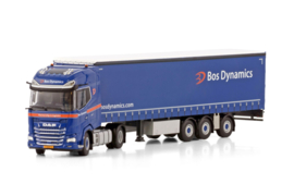 Bos Dynamics; DAF XG+ 4X2 TRIDEC CURTAINSIDE TRAILER - 3 AXLE
