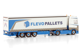 FLEVOPALLETS; SCANIA S HIGHLINE CS20H 4X2 CURTAINSIDE TRAILER - 3 AXLE