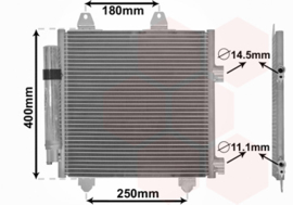 Airco condensor Peugeot 107