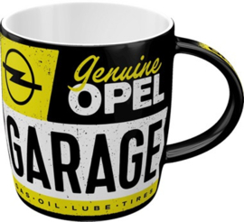 Retro koffiebeker Genuine Opel Garage