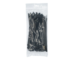 Womi Kabelbinders 200x4.8mm zwart 100 stuks