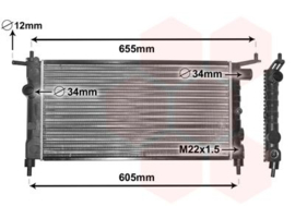 Radiateur Opel Tigra