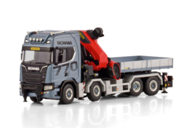 Premium Line; SCANIA R HIGHLINE CR20H 8X2 TAG AXLE WITH PALFINGER PK 1350 TEC