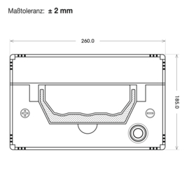 58578 USA-CAR LIne 12V 85Ah 750A/EN