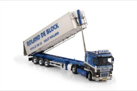 Roland de Block; DAF 95XF SPACE CAB 4X2 TIPPER VOLUME TRAILER - 3 AXLE