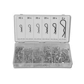 Spring split pin assortiment 150 delig