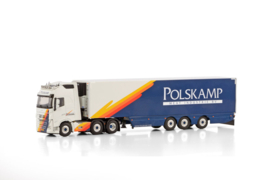 POLSKAMP MEAT INDUSTRIES; VOLVO FH5 GLOBETROTTER XL 6X2 TWIN STEER REEFER TRAILER - 3 AXLE