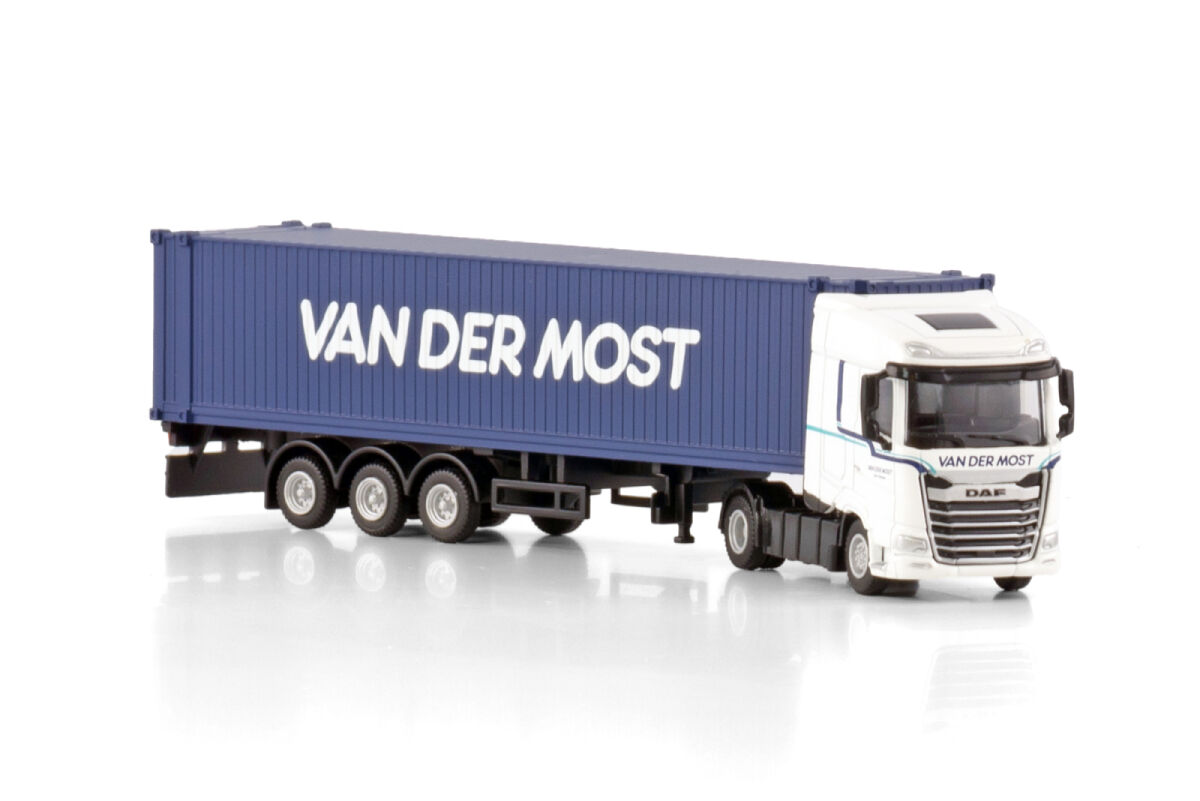 Van der Most; DAF XG 4X2 CONTAINER TRAILER 45 FT - 3 AXLE