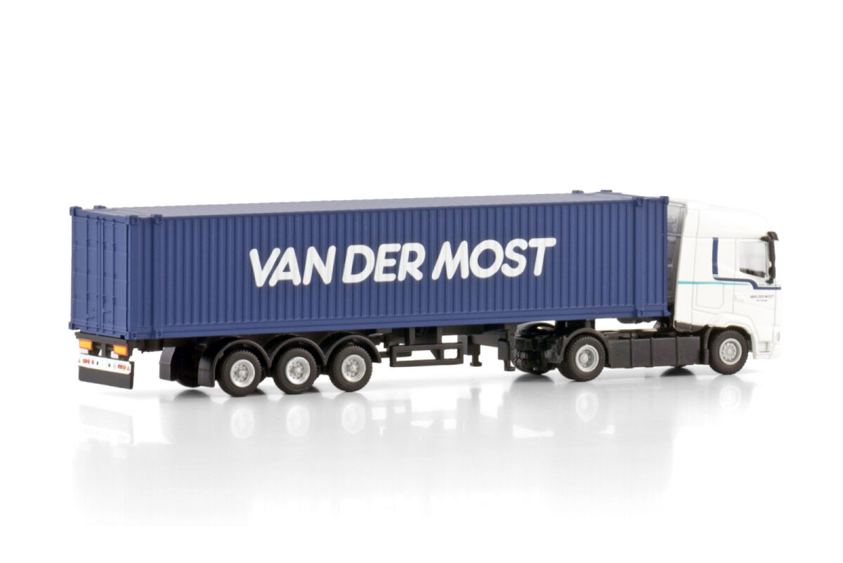 Van der Most; DAF XG 4X2 CONTAINER TRAILER 45 FT - 3 AXLE