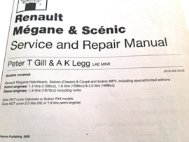 Vraagbaak Renault Megane 1999-2002 Haynes ( Gebruikt )