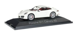 Porsche 911 Carrera 4 S Coupe, wit  Herpa