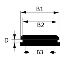 Doorvoertule 9x8x3x2mm