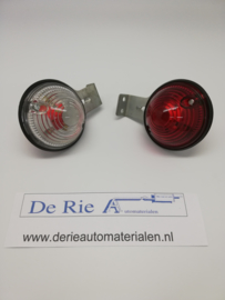 Saw , Zijkant verlichting , Rood/Wit , 12V/c5w(buis) 2x