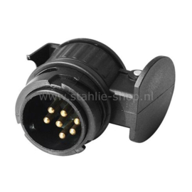 Q-Parts Verloopstekker PVC kort 13-polig -> 7-polig