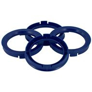 Centreer ring set 60.1->56.6mm Reflex blauw