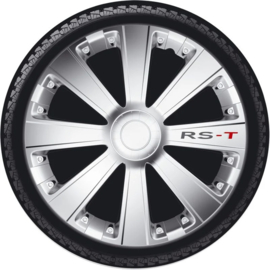 AutoStyle 4-Delige Wieldoppenset RS-T 13-inch zilver