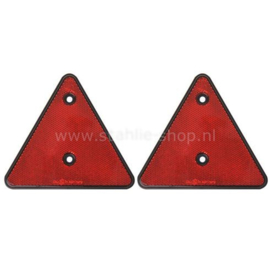 Q-Parts Driehoekreflector Set à 2st