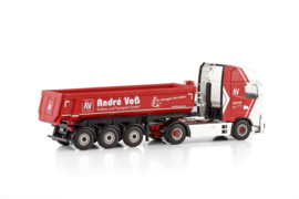 ANDRE VOSS; IVECO S-WAY AS HIGH 4X2 HALF PIPE TIPPER TRAILER - 3 AXLE