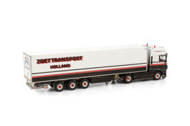 PETER ZOET TRANSPORT; DAF XF SUPER SPACE CAB MY2017 4X2 REEFER TRAILER - 3 AXLE