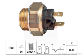 Thermoschakelaar Peugeot 305 92-82 graden