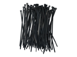 Womi Kabelbinders 200x4.8mm zwart 100 stuks