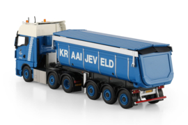 Kraaijeveld; MAN TGX GX 6X2 TWIN STEER NON STEERING TIPPER TRAILER - 3 AXLE