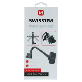 Swissten S-Grip Dashboard Telefoonhouder Magnetisch M2 Metaal Zilver
