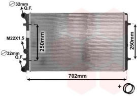 Radiateur  Volkswagen Golf 4